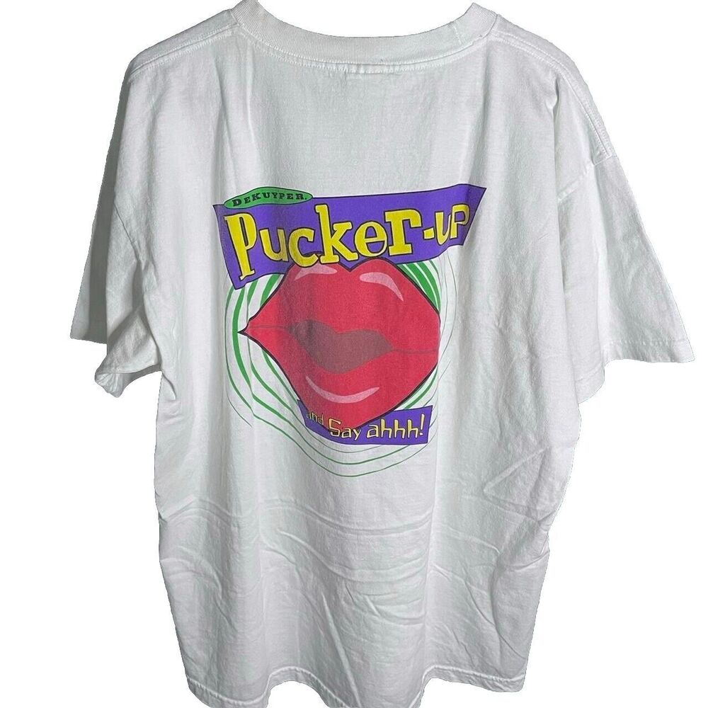 Vintage 90's Dekuyper Sour Apple Pucker Single Stitch T Shirt